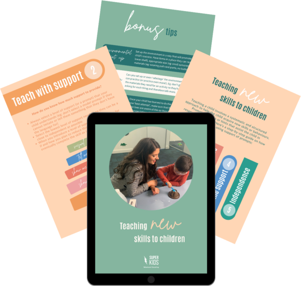 Teaching your child new skills guide​